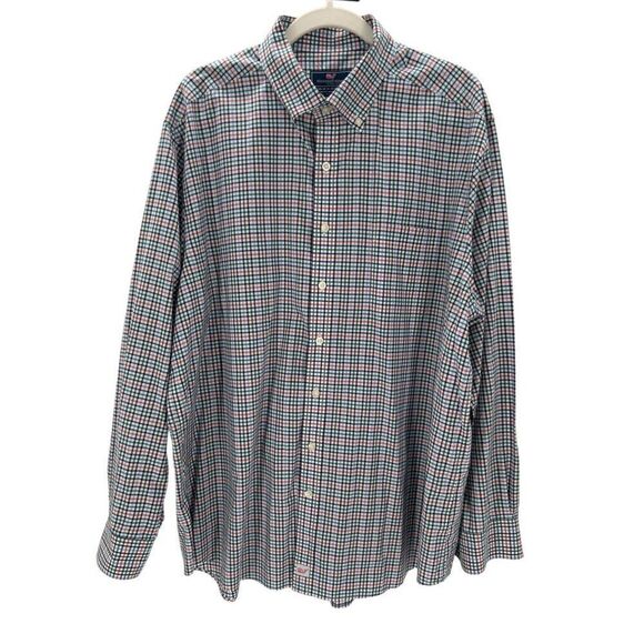 Vineyard Vines Mens Slim Fit Murray Shirt XXL Plaid Button Down XXL - Picture 1 of 9